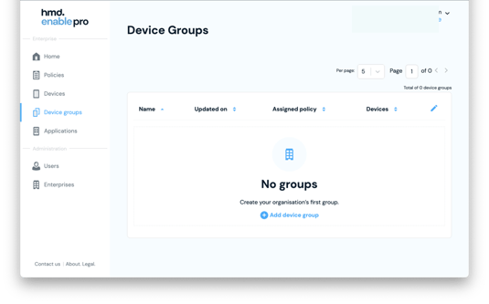 device groups view